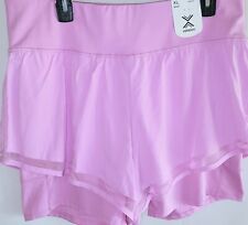 Xersion Mid Rise  Womens XL Short Stretch Waist Athletic Shorts Light Pink NWT