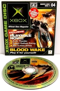 Xbox Magazine Demo Disc 4 Project Gotham Blood Wake Arctic Thunder OXM 2002 04 - Picture 1 of 6