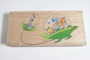 Estampilla estampida de goma de los Supersónicos Hanna Barbera 1991 vintage - Imagen 1 de 9