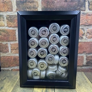 Fentimans Soda Bottle Cap Shadow Box Wall Display - Upcycle Modern Wall Art - Picture 1 of 16