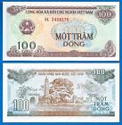 Viet Nam P-105 100 Dong Year 1992 World Paper Money Uncirculated Banknote