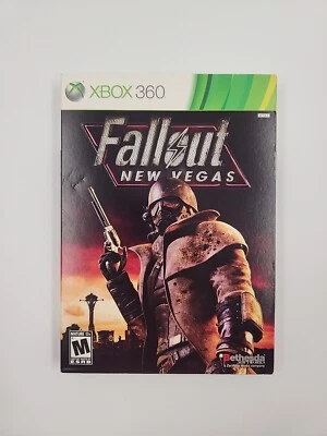 Fallout New Vegas Xbox 360 Complete CIB + Slip Cover - Image 1 of 4