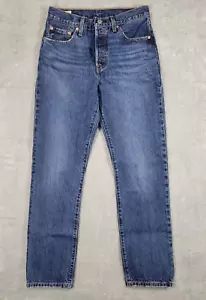 Levi's 501 Jeans Men's 29x29* Blue Premium Big E Modern Button Fly Denim - Picture 1 of 15