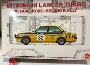 NUNU PN24032 KIT 1/24 MITSUBISHI LANCER TURBO RALLY HONG KONG BEIJING 1985 - Imagen 1 de 2