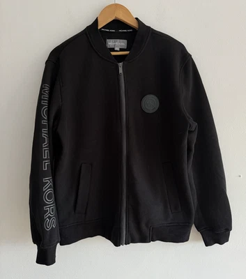 Michael Kors Men's Black Long Sleeve Full Zip Jumper UK L - Image 1 of 4