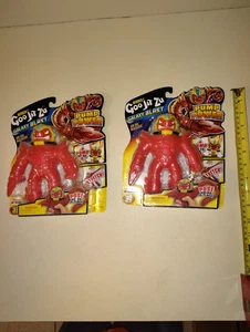2 figuras heroes of goo jit zu halaxy blast air aspic nlazagon pum power - Imagen 1 de 8