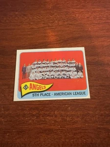 1965 Topps #293 Los Angeles Angels Teamkarte. VG/EX - Bild 1 von 2