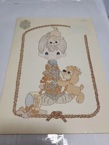 Precious Moments Keep Looking Up PM 19 Cross Stitch Patterns Gloria & Pat Vtg 88 - Picture 1 of 6