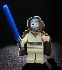 Minifigura impresa en 3D de Star Wars Obi-Wan Kenobi a gran escala 8,5"- 9,5" - Imagen 1 de 2