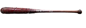 Murciélago Lucille firmado por Jeffrey Dean Morgan “Negan” Walking Dead certificado de autenticidad JSA - Imagen 1 de 8