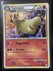 Typhlosion 32/123 Cracked Ice Holo Heartgold And Soulsilver HP - Picture 1 of 2