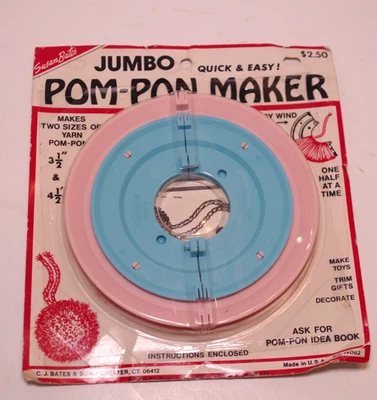 Fabricante de Pompones Jumbo Susan Bates De Colección Nº 14062 - Nuevo en Paquete Foto 1 de 4