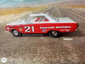 Custom Dash T-jet '62 Galaxy #21 Wood Brothers Tiny Lund New Dash T-jet Chassis  - Bild 1 von 8