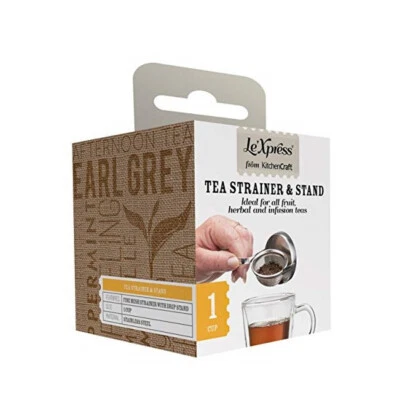 FILTRO COLINO PER TE' THE C/GOCCIOLATORE ACCIAIO INOX LE'XPRESS Kitchen Craft #1 - Immagine 1 di 2