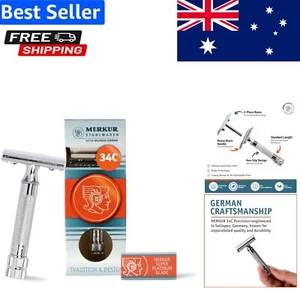 Precision Double Edge Razor with Stylish Chrome Finish – Ideal for Beginners - Picture 1 of 12