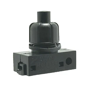 Interruptor de presión incorporado con conector para lámparas 250V 2A blanco o negro - Imagen 1 de 6