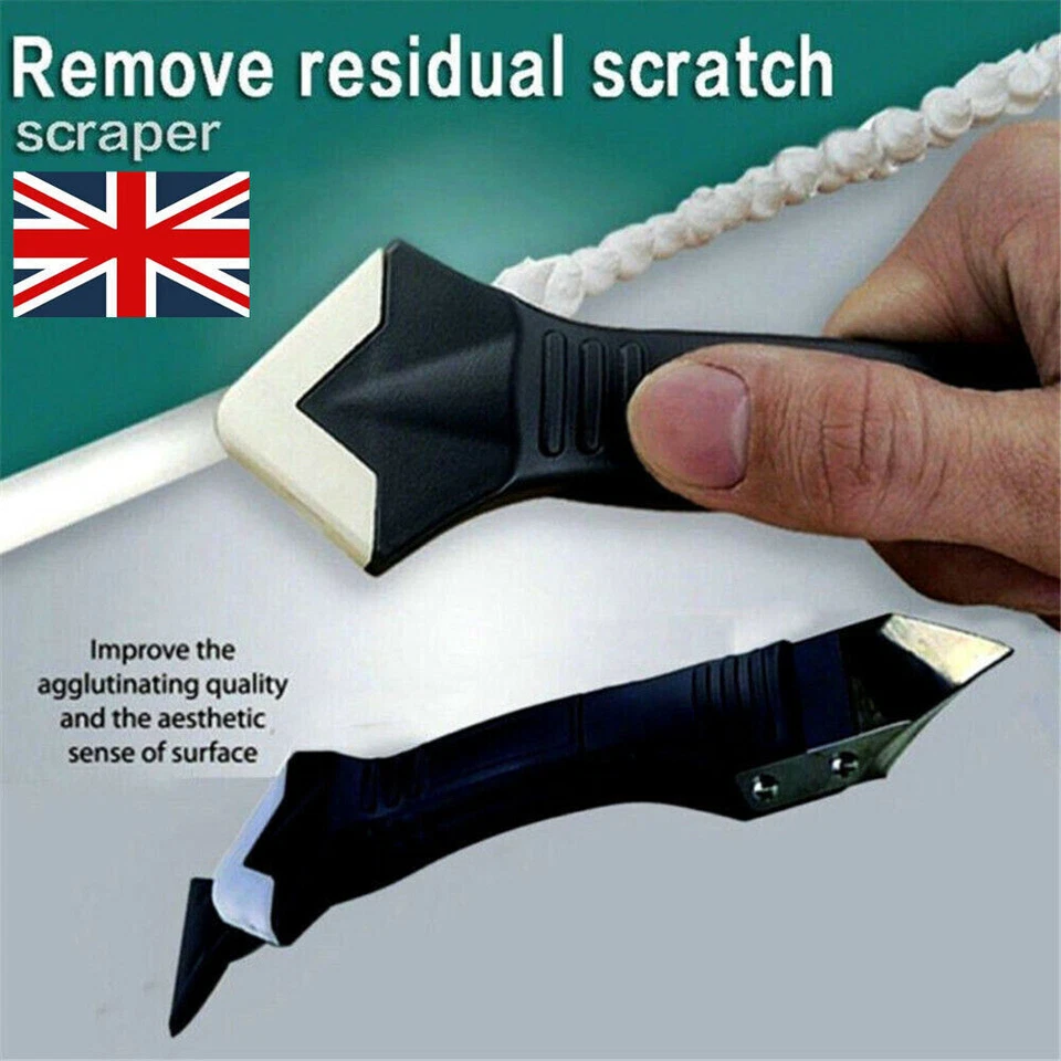 3in1 Durable Silicone Sealant Remover Tool Kit Scraper Caulking Mould Remova, - Image 1 of 4