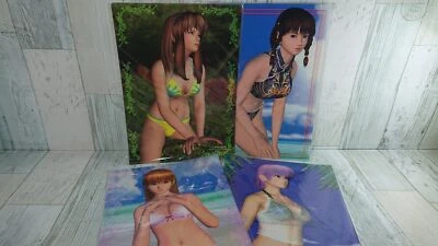 Clear File Dead or Alive Extreme Beach Volleyball Set of 4 Japanese Version USED - Image 1 of 4