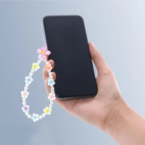2 szt. Koralikowy łańcuszek telefoniczny Pasek na nadgarstek Dekoracja Brelok Charm - Zdjęcie 1 z 12