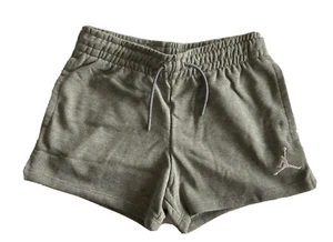 Nike Girls Air Jordan Jumpman Logo fleece shorts Gray Size Large NWT - Picture 1 of 4