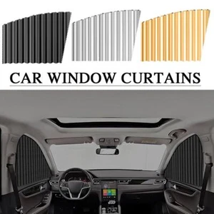 Magnetic Car Curtains Car Sun Shade Front & Rear Blackout Privacy Curtains GX - Picture 1 of 21