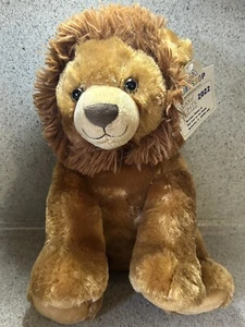 A-13) Neu mit Etikett Build a Bear Lion with Mähne Plüschtier Kuscheltier BAB 18"" HTF SELTEN - Bild 1 von 5