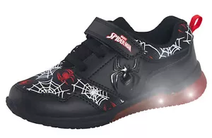 Spiderman Light Up Trainers For Boys Miles Morales Flashing Lights Sports Shoes - Picture 1 of 22
