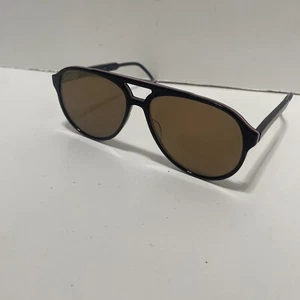 NEW THOM BROWNE TBS 408 01 BLACK  AUTHENTIC SUNGLASSES TBS408 63-01 Wide Set - Picture 1 of 11