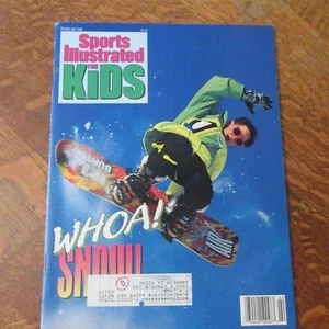 Sports Illustrated Kids Feb 1990 Uncut Sheet Graf Bruce Sandberg Preki BK1475 - Picture 1 of 12