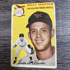 1954 Topps Baseball Billy Hunter Baltimore Orioles #48