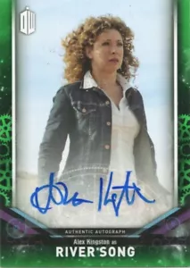 Tarjeta coleccionable con autógrafo de Alex Kingston - Doctor Who 2018 Signature Series #41/50 - Imagen 1 de 2