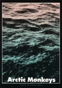 ARCTIC MONKEYS CONCERT POSTER BULGARIA LTD EDITION SCREEN PRINT TOMMY DAVIDSON - Imagen 1 de 1