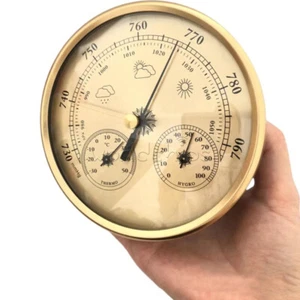 3-in-1 Hanging Temperature Humidity Barometer Home Garden Pointer Thermometer - Picture 1 of 18