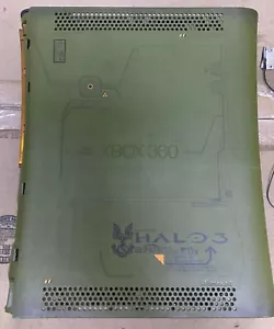 Xbox 360 - Grüne Konsole Halo 3 Special Edition Konsole wie besehen - Bild 1 von 4
