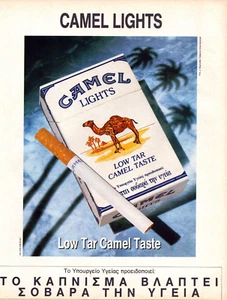 Camel Cigarettes -  Low Tar Camel Taste  - Original Vintage Print Ad 1992 !! - Picture 1 of 1