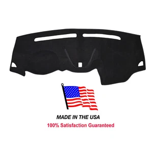 Black Carpet Dash Cover Compatible with Jeep Cherokee 2014-2023 Made in USA - Picture 1 of 11