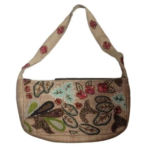 handbag  floral embroided made india - Picture 1 of 23