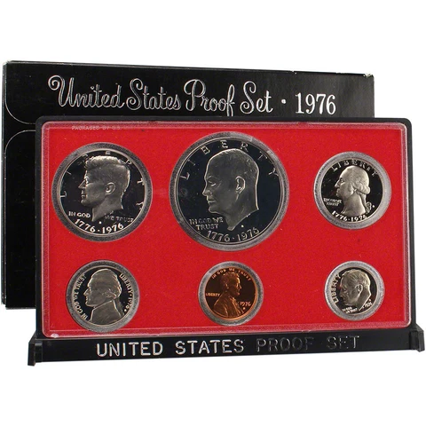 1976 US Mint Proof Set in OGP Cover