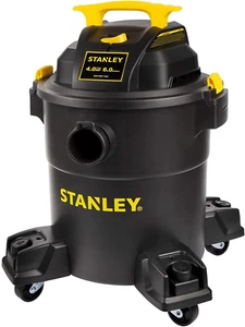STANLEY SHOP VAC Wet/Dry Vacuum Cleaner, 6 Gallon, 4 Horsepower - Picture 1 of 8