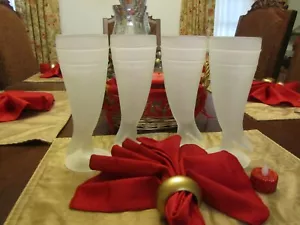 Tiara Frosted Horn of Plenty Beer Pilsner (set of four) GA-A-10 - Picture 1 of 7