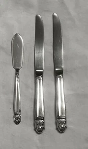 Holmes & Edwards DANISH PRINCESS Silverplate 1938 *** Knives *** - Picture 1 of 4