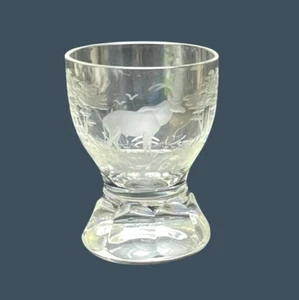 Queen Lace Kenyan African Sable Crystal Clear Shot Glass - Picture 1 of 5