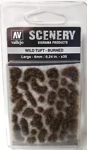CIUFFO SELVATICO: BRUCIATO: GRANDE Acrylicos Vallejo Scenery Diorama Prodotti SC414 - Foto 1 di 2