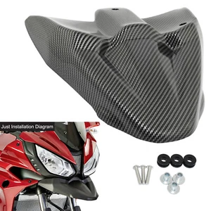 Carbon Front Fender Beak Cone Extension Cover For YAMAHA Tracer 700 GT 2016-2021 - Picture 1 of 6