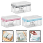 3Pcs Stainless Steel Soap Case Drainer Box for Travel