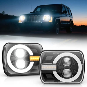 5x7" 7x6" LED Headlight Hi/Lo Beam DRL For Toyota Pickup Truck 1982-1995 4Runner - Picture 1 of 24