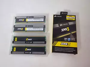 CORSAIR XMS3 DDR3 4X4GB/16GB 1333MHz CMX16GX3M4A1333C9 - Picture 1 of 8
