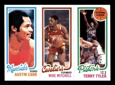 1980 Topps Basketball #34 Carr Mitchell Tyler NM/MT *e19 - Image 1 of 2