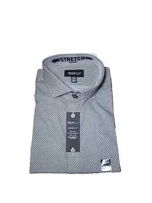 NUEVO CON ETIQUETAS AWEARNESS Por Kenneth Cole Camisa Abotonada Para Hombres 18.5 34/35 GRIS Foto 1 de 4