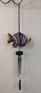 Oaxacan Holzschnitzerei Gürteltier Oaxaca Mexikanische Volkskunst Alebrije Windspiel - Bild 1 von 10
